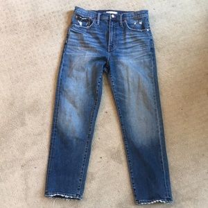 Madewell classic straight jeans: selvedge edition size 29